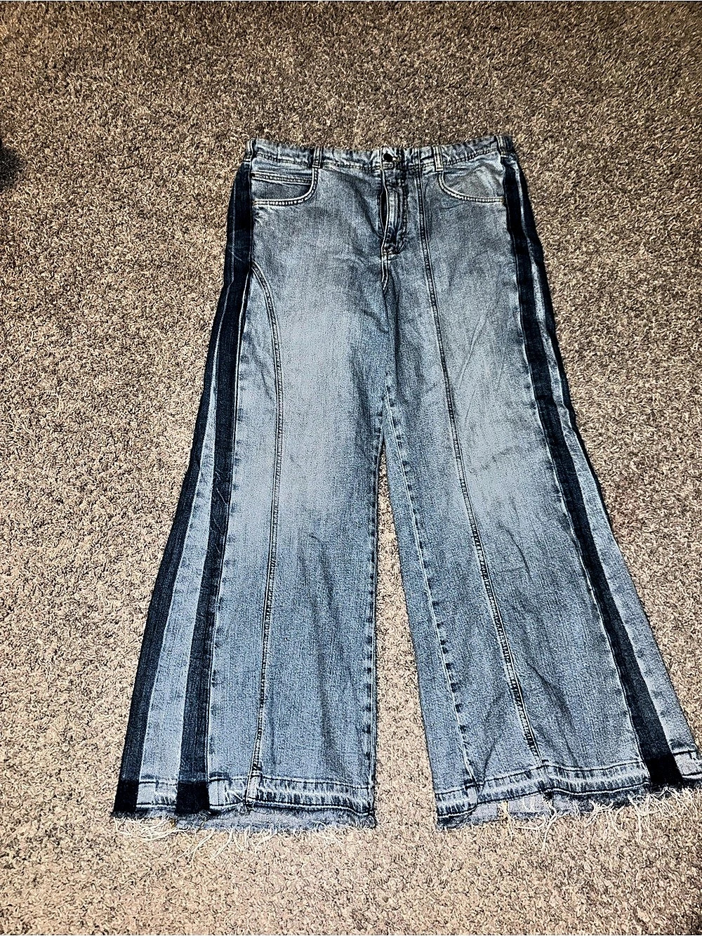 PILCRO Wide Leg Jeans in Blue